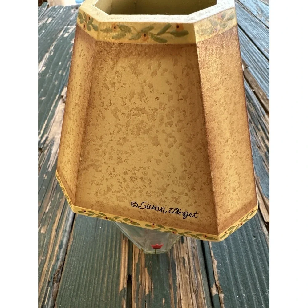 Susan Winget Vintage Decorative Side Table‎ / Desk Jar Lamp Family